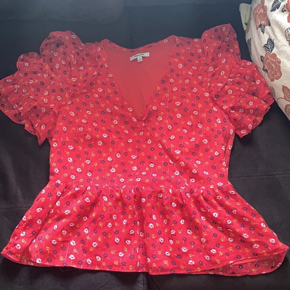 Madewell ruffles top - Picture 2 of 8